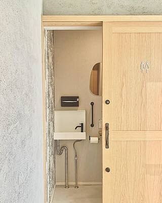 RESTROOM SIGN 2pcs ホワイト(ZA13139)｜浴室（風呂・バスルーム