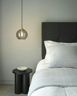 Chelsea Glass Globe Pendant - 7 Inch