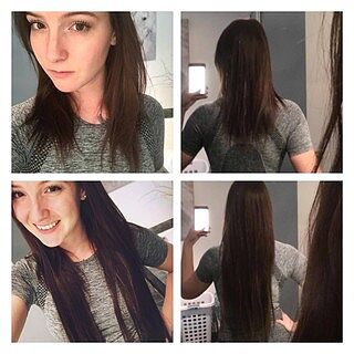 Dark Brown #2 Invisible Wire Human Hair
