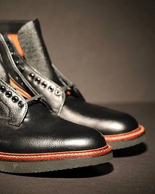 Alden D9841H | Shop Alden Black Regina Grain Plain Toe Boots - The