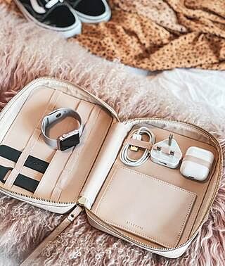 Blush Cable Tidy Bag