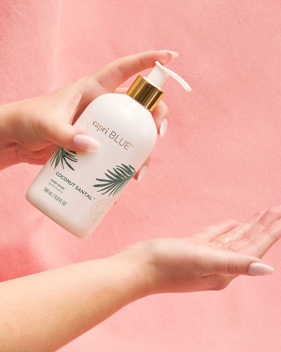 ボディ・フェイスケア AGAIA BLUE Coconut Santal Flora Edit Hand Wash, 11.8 fl oz | Capri Blue
