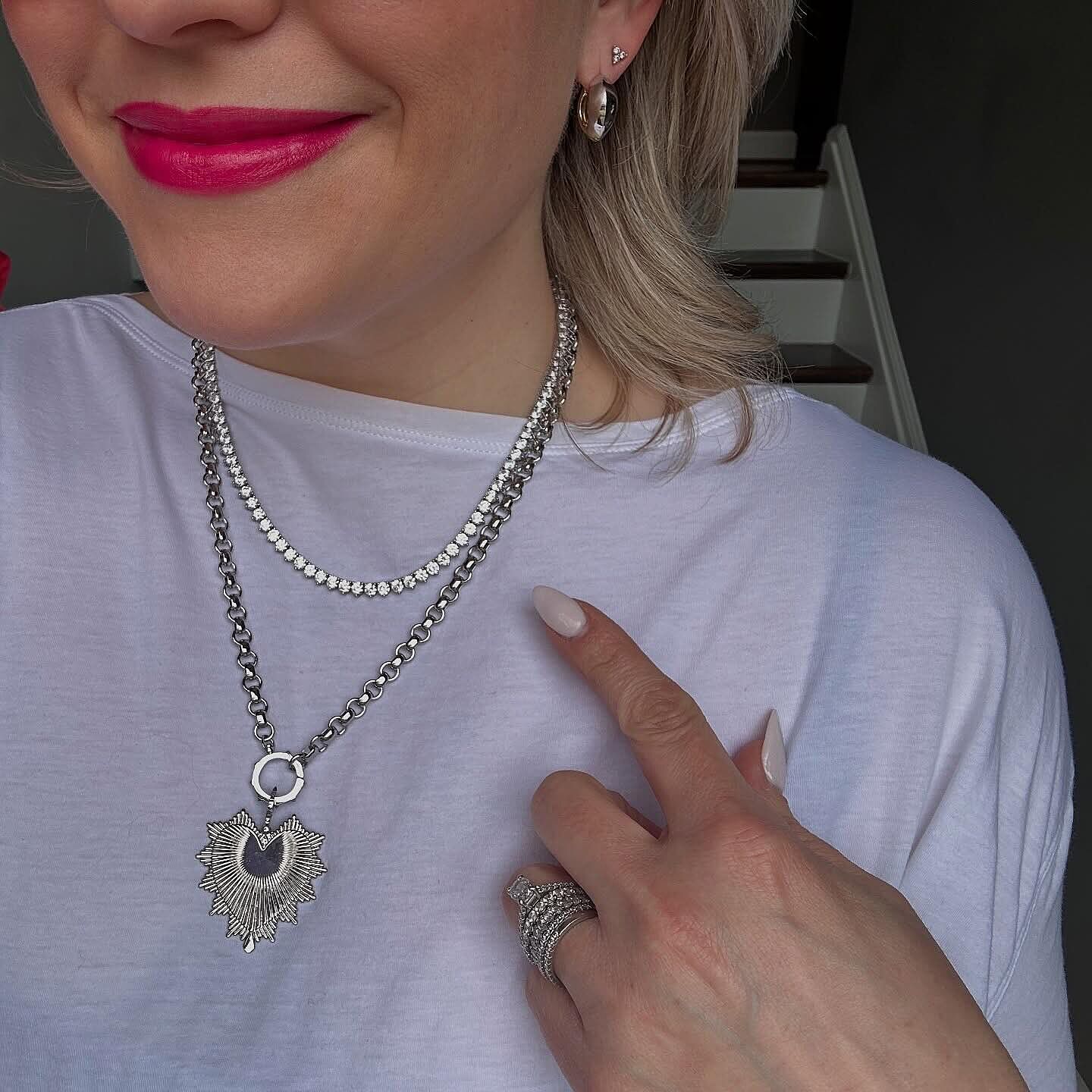 Tatum Vintage Heart Charm – Stella & Dot