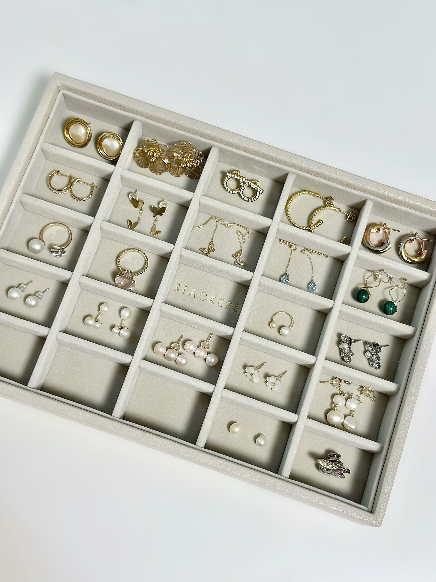 Classic Jewellery Box 3sec ラベンダー – STACKERS LONDON
