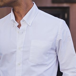Weekend Oxford Standard Fit - White