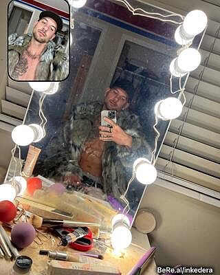 Hooded Men's Faux Fur Coat | Wolverine