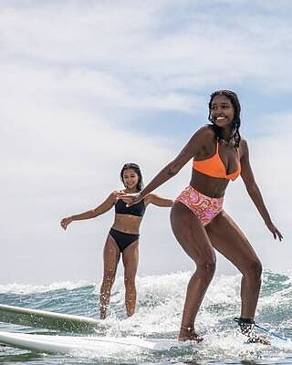 Artemis Surfing Bikini Top | Tie-Back Bikini for Surfers | JOLYN