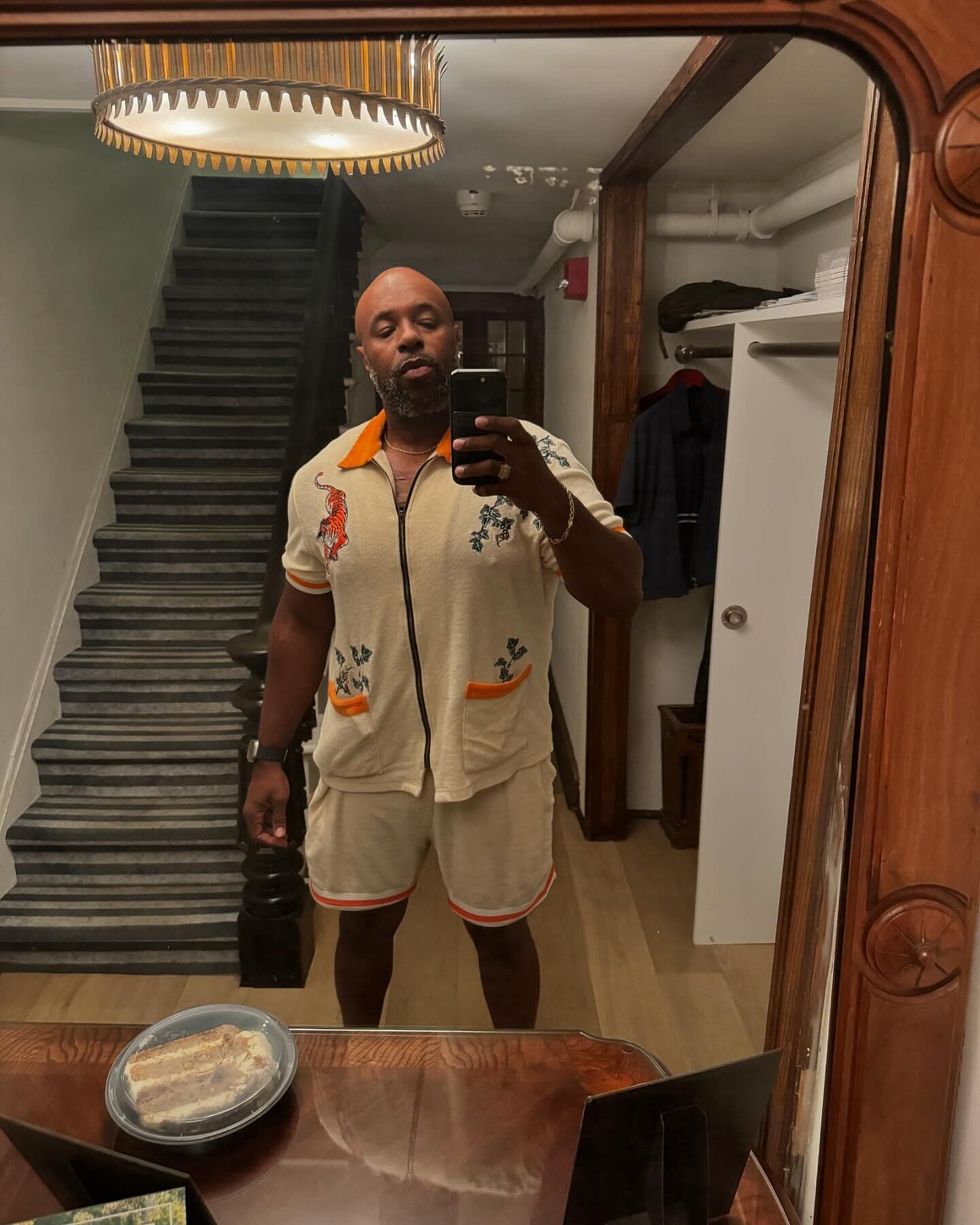 Crouching Tiger, Hidden Beverage' Cabana Shirt (Terry Cloth