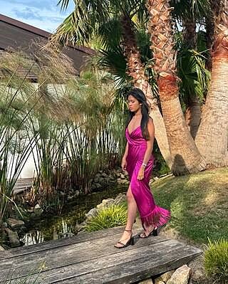 astr the label balloon sleeve midi dress Kathaleya Puff Sleeve Midi Dress