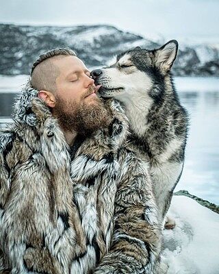 Hooded Men's Faux Fur Coat | Wolverine