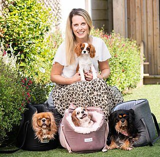 'The James' Charcoal Grey Luxury Dog Carrier