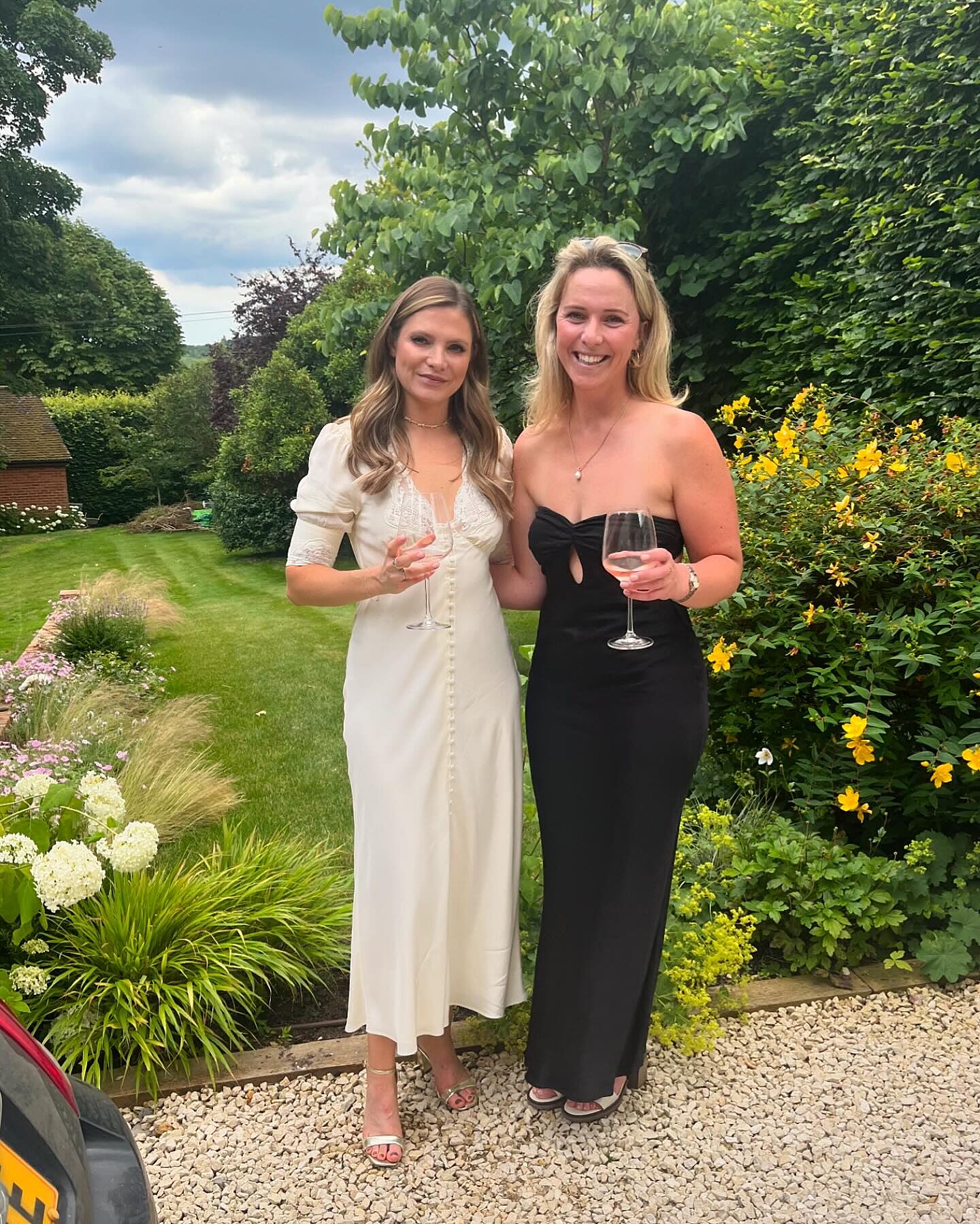 Simone Midi Dress in Ivory