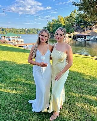 Prosecco White Rosette Frill Maxi Dress – 12th Tribe