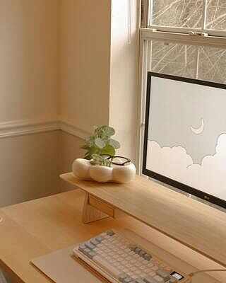 3D Cloudy Decor Plate