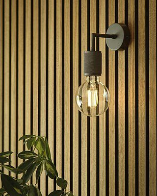 Sleek Edison Wall Light