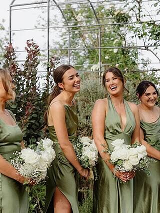 billy j green bridesmaid dress Jungle Green Velvet Long Sleeve V Neck Loose Dress with Pockets main image 0