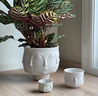 Muse Votive Holder in Porcelain | Jonathan Adler