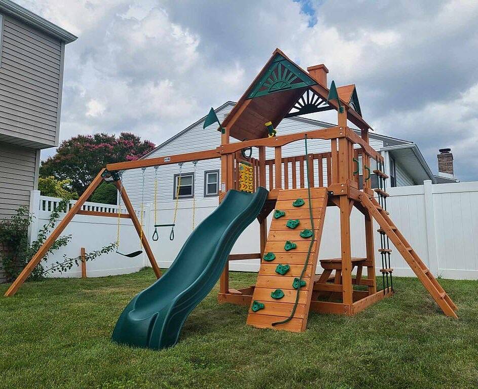 Gorilla chateau 2024 swing set