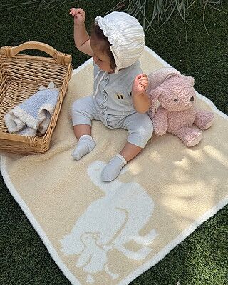 CozyChic Ultra Lite® Baby Bee Onesie Set | Barefoot Dreams®