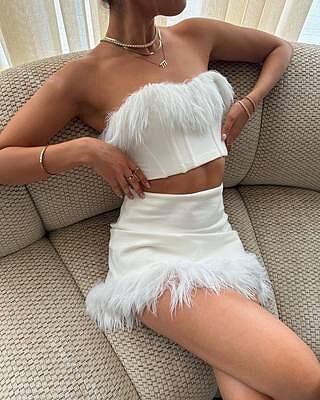 Feather short skirt – Riu