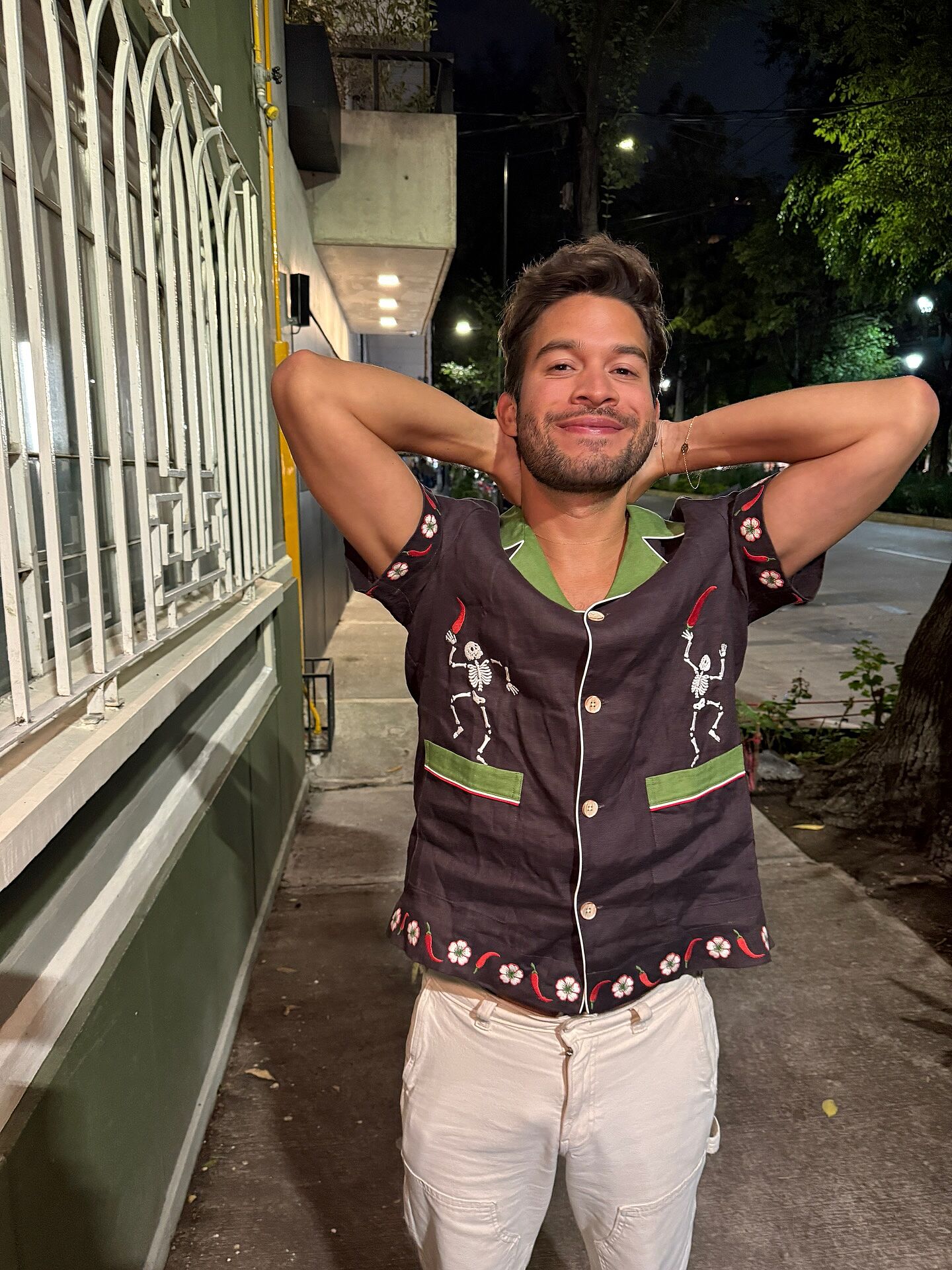 Camicia da bowling da uomo Camp Cabin Cabana Work