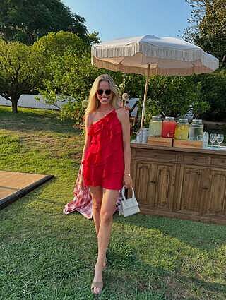 Cassidi Mini Dress - Red