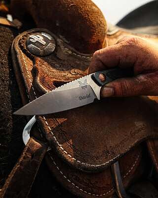 203 Dacian™ Knife in Blue Denim Micarta |Benchmade Knives