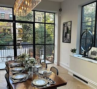 Baroque Floral Ombre Reversible Wipeable Placemats Set of 4