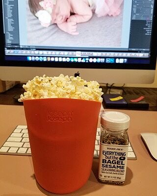 Popper à pop-corn - CIKONIELF - Bol en Silicone Pliable - Vert