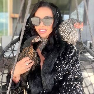 Classic Women's Long Sequin Coat | Black Panther