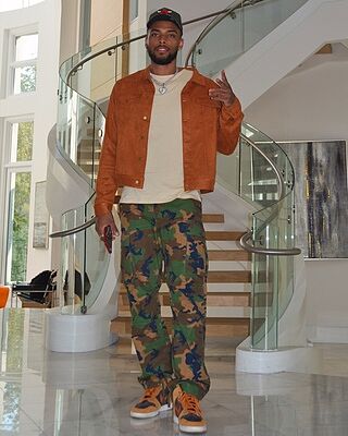 XXIII Torrent Cargo Pant Washed Black Camo