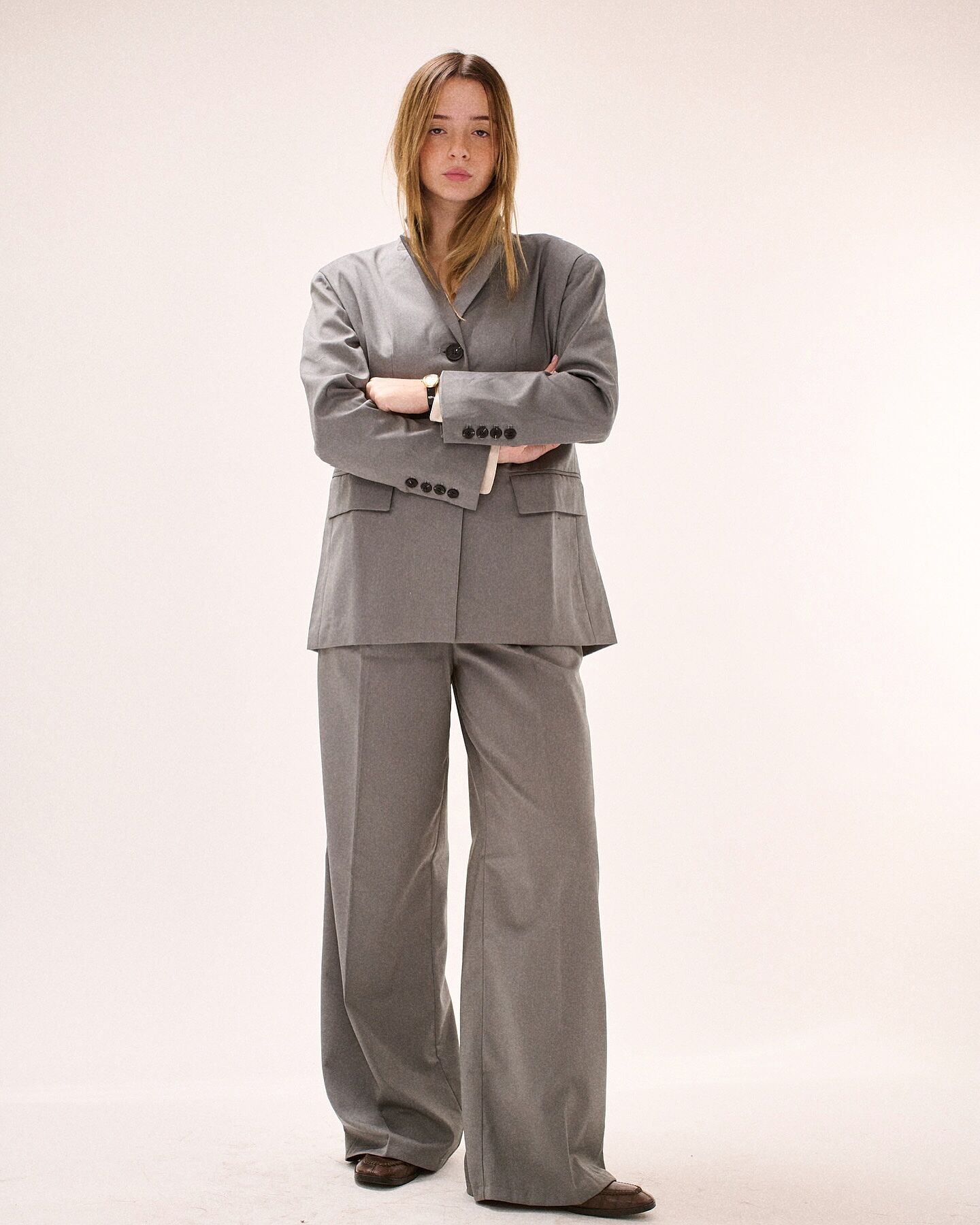 CLUBHAUS Tailored Trousers - Lサイズ　グレー CLUBHAUS Tailored Trousers - Lサイズ グレー