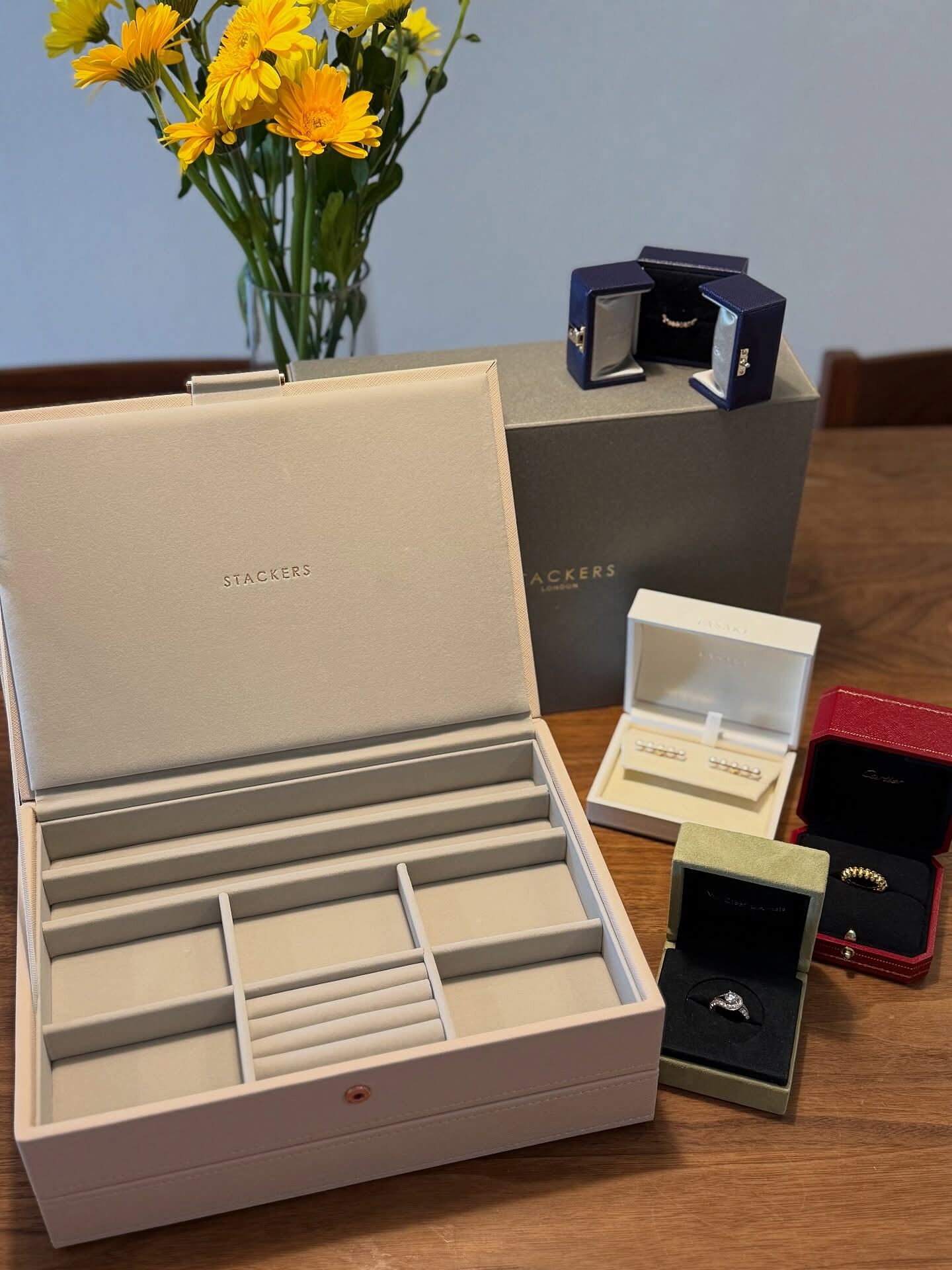 Stackers Black Classic Jewellery Box Lid – STACKERS LONDON