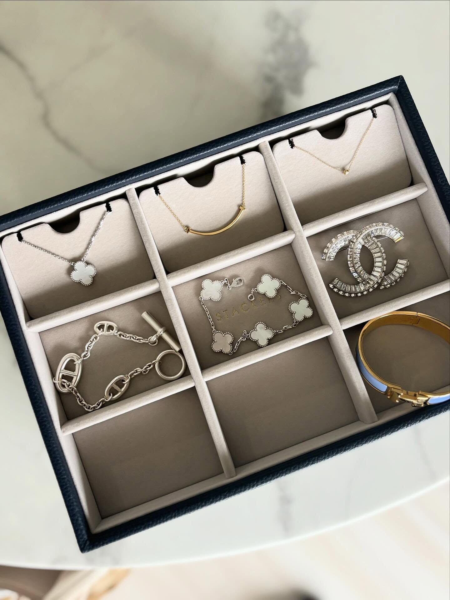 Classic Jewellery Box 3sec ラベンダー – STACKERS LONDON