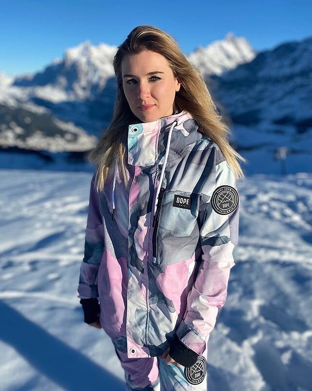 Dope Blizzard W Full Zip 2021 Lyžařská Bunda Dámské Blot
