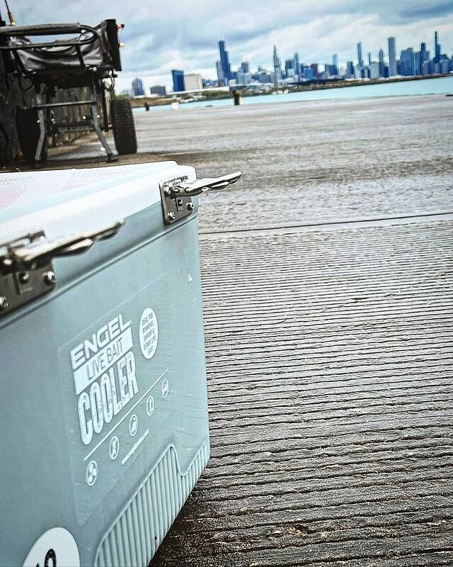 Engel 13Qt Live bait Pro Cooler with AP3 Rechargeable Engel 13Qt Live bait Pro Cooler with AP3 Rechargeable