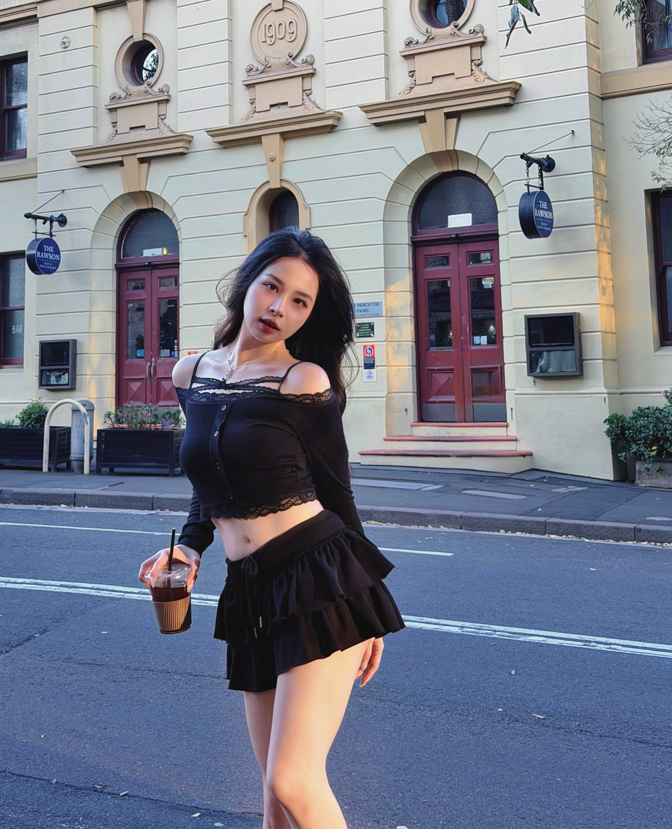 String Frill Mini Skort CA409 - Korean Women's Fashion | LEWKIN
