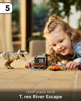 LEGO® Jurassic World T. rex River Escape