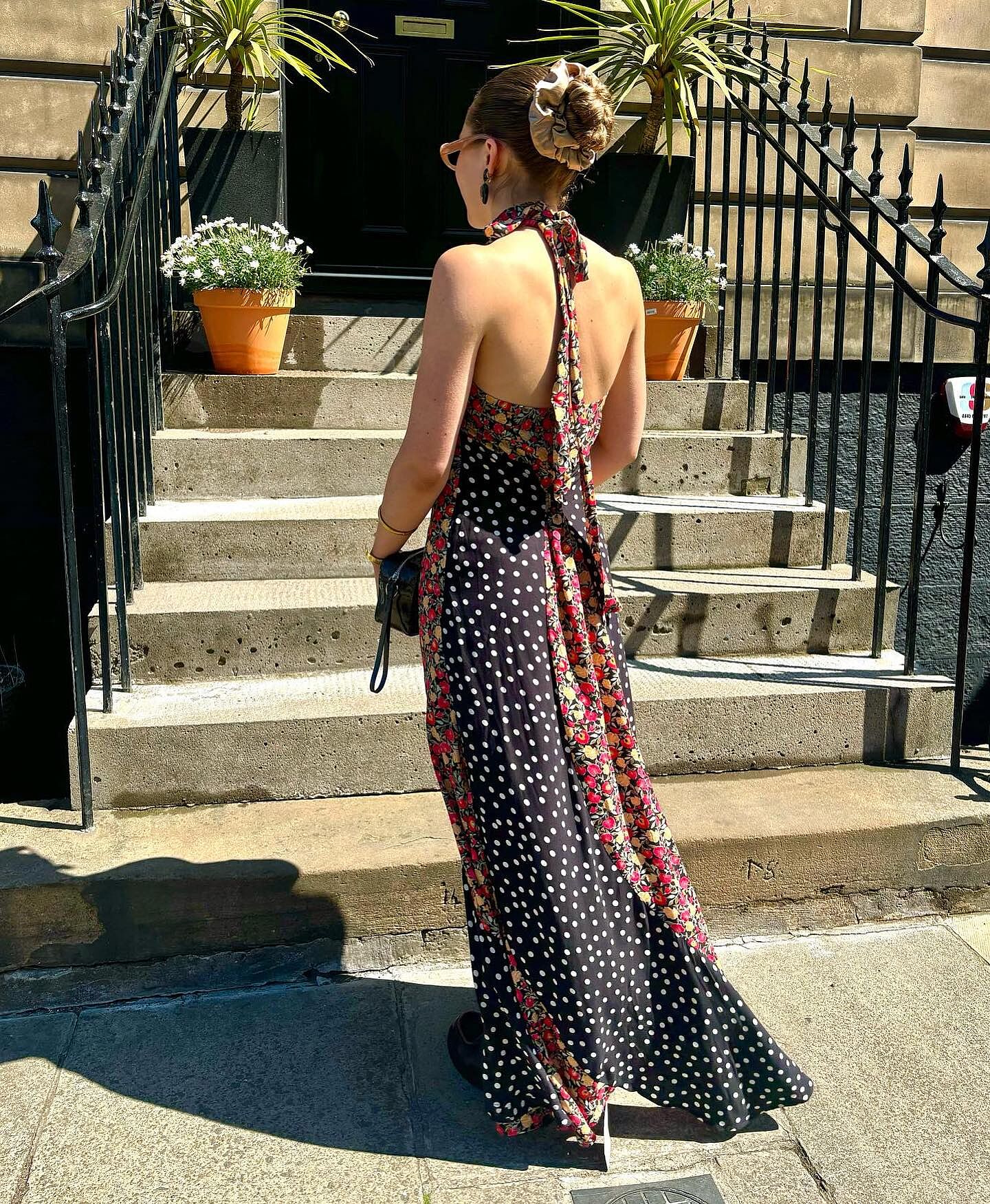 rixo evening dresses Black One Shoulder Dress With Slit main image 0