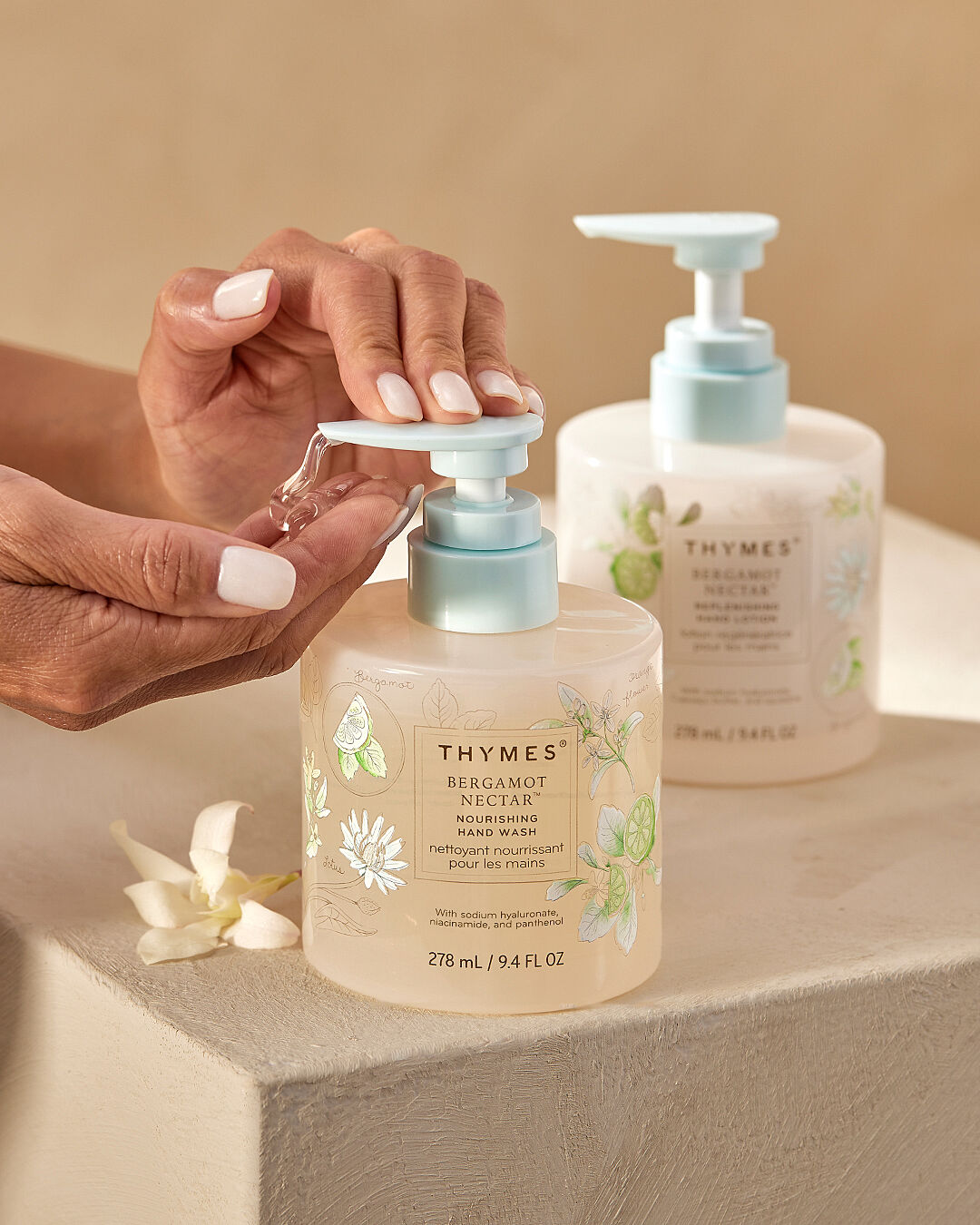 Bergamot Nectar Replenishing Hand Lotion | Thymes