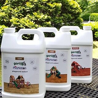 wood playground sealant
