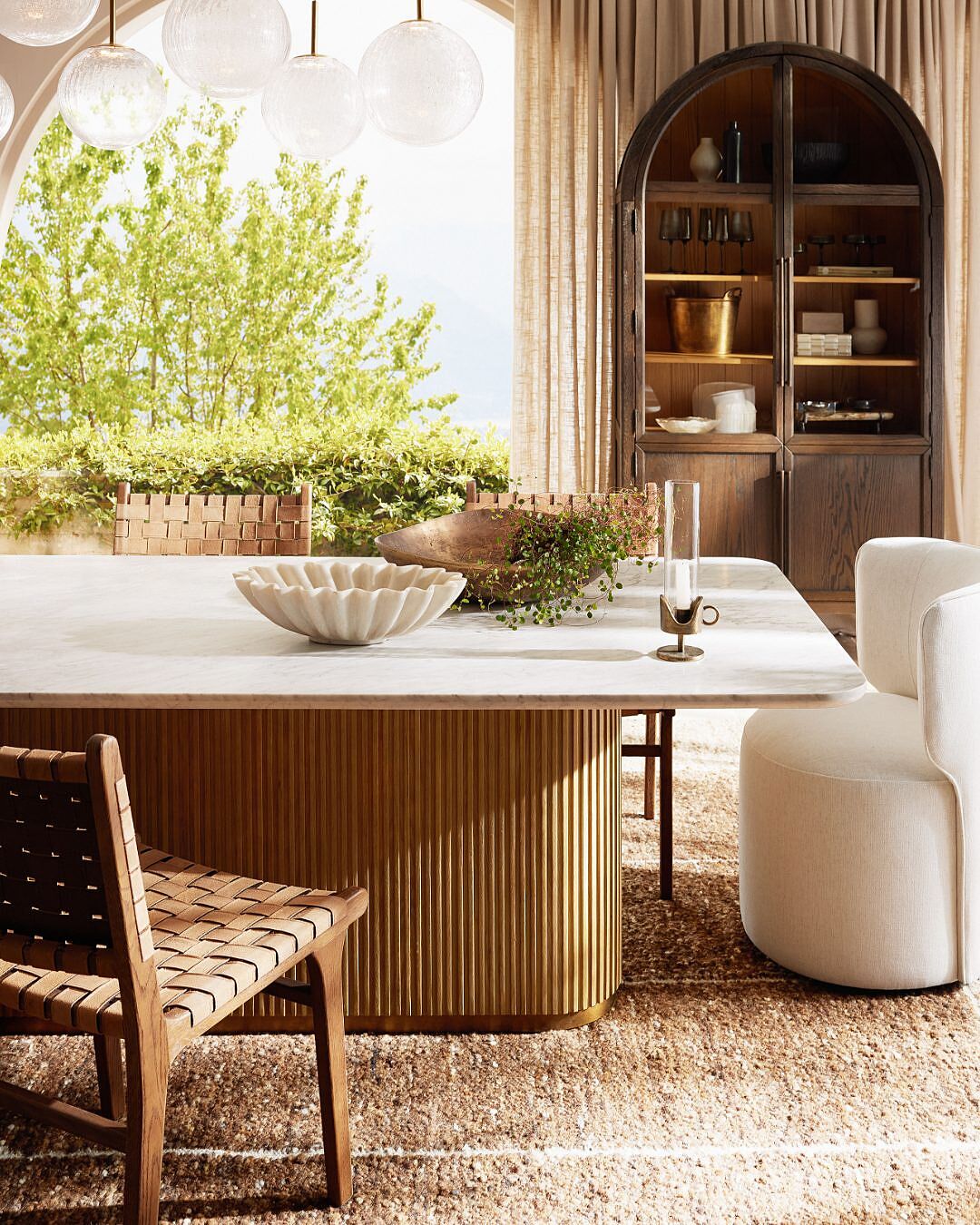 Inspiration Arhaus Kitchen Table Arhaus Recycled Metal Dining