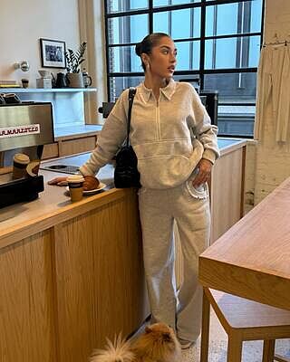 Ashtin Ruffle Trim Sweatpants