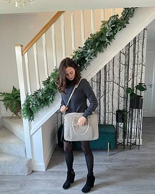 Taupe Laptop Bag