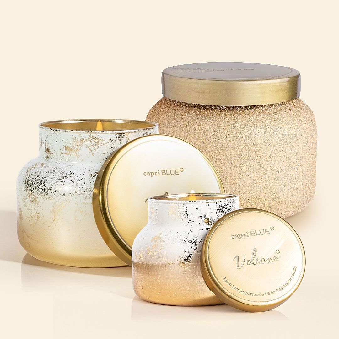 Volcano Glimmer Signature Candle Candle 19 oz | Capri Blue