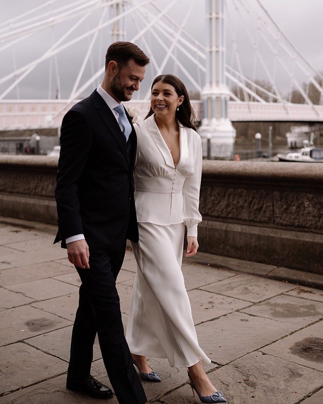 Joan Silk Skirt in Ivory Satin Back Silk Crepe | RIXO ⋆