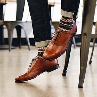 Cap Toe Oxford British Tan Grant Stone