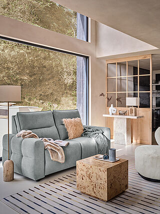 Travertine Rectangular Table Lamp