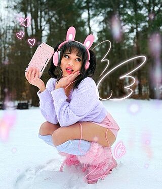 Kawaii Sasquatch Fluffy Snow Boots - Pink – KOI footwear