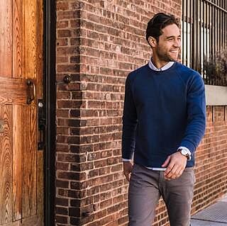 Weekend Oxford Standard Fit - Blue Stripe